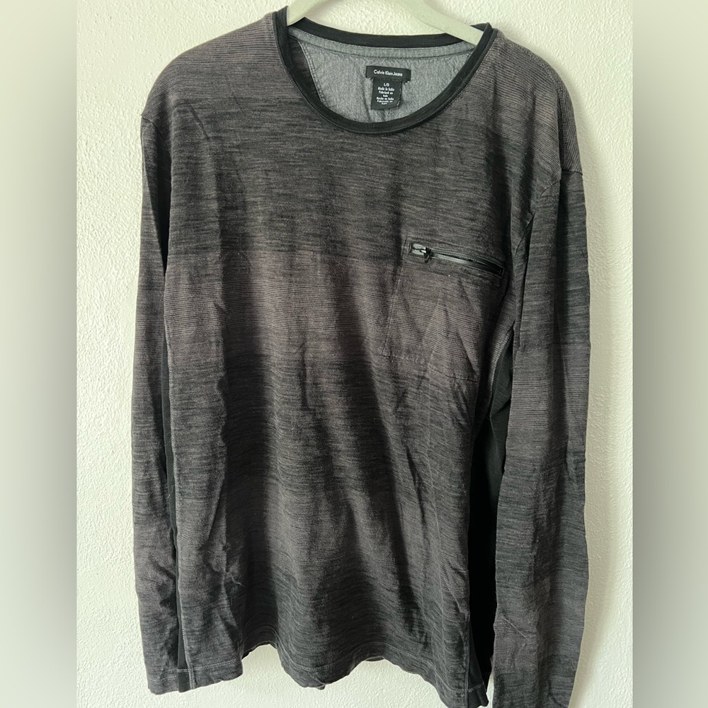 Men's Black Long Sleeve Shirt
